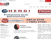 Tablet Screenshot of benler.pl